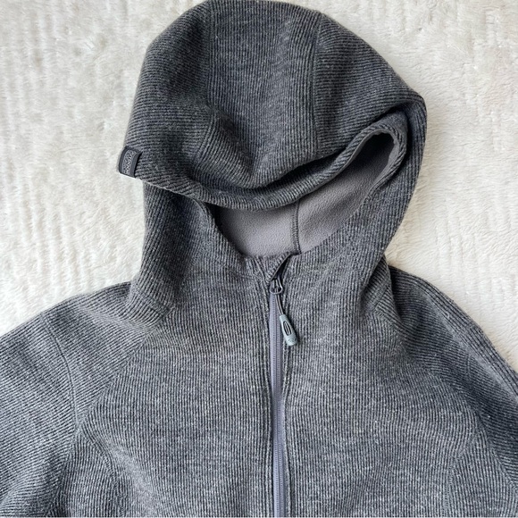 Outdoor Research Salida Long Hoody Gray Full Zip Hooded Fleece Jacket Large - Picture 3 of 13